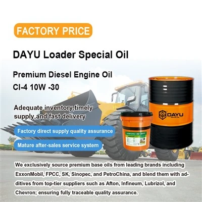 CI-4 10W-30 Excavator Loader Special Engine Oil